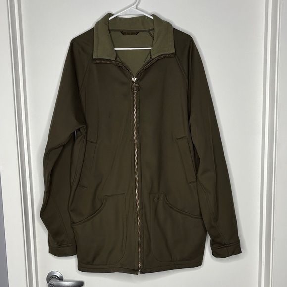 Barbour Olive Lightweight Jacket - Picture 7 of 8